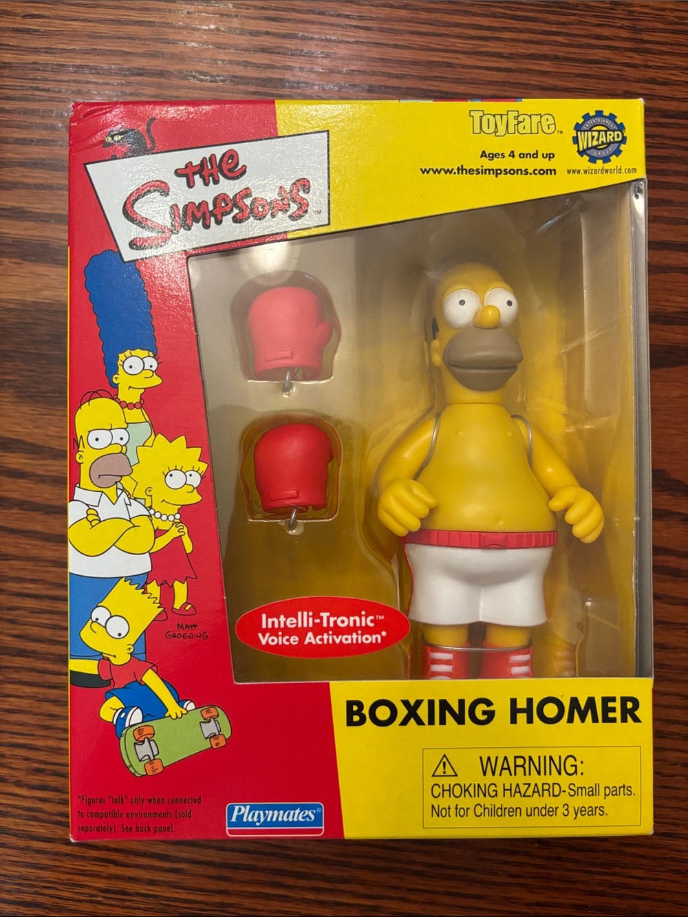 2001 Playmates The Simpsons "Boxing Homer" action figure
